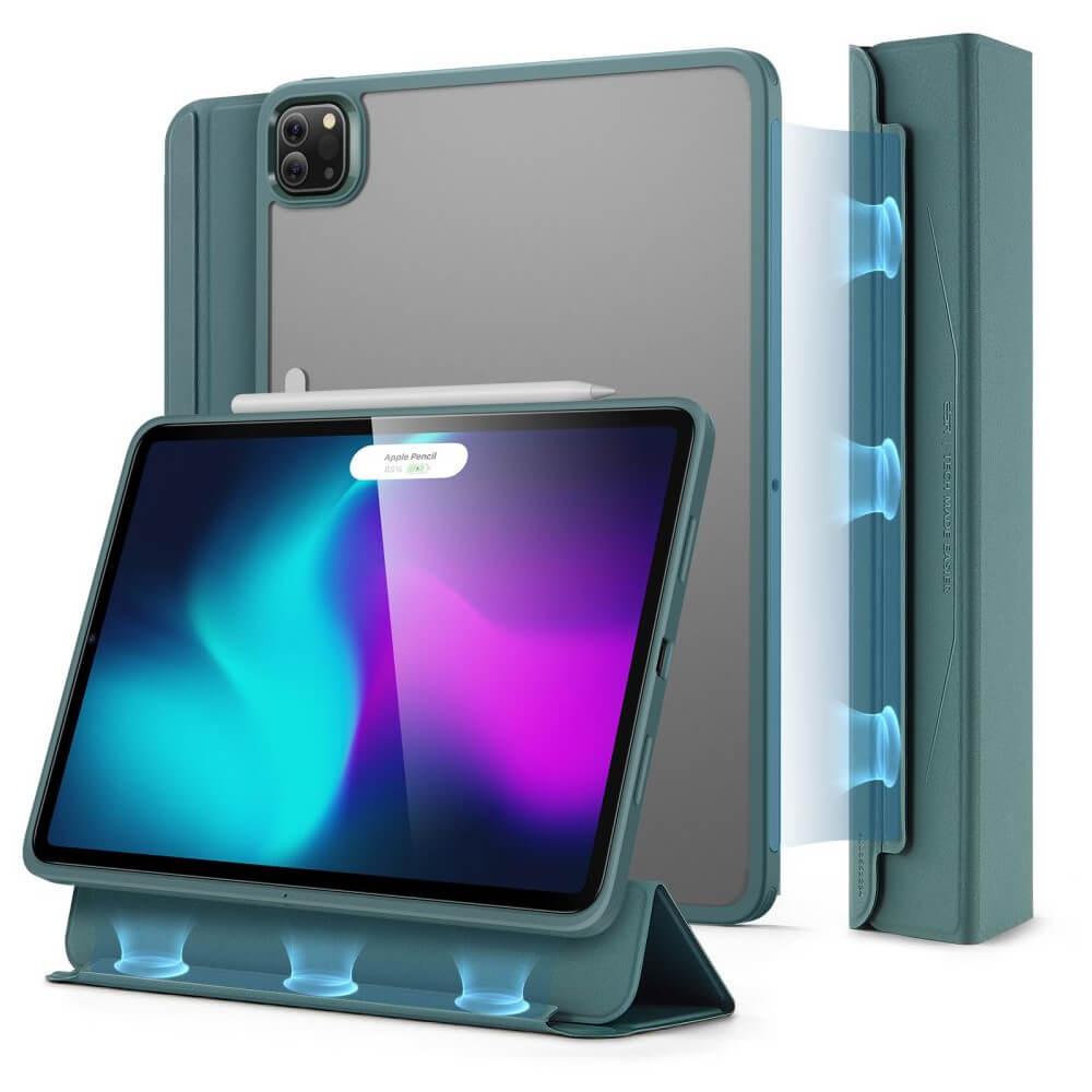 Полиуретанов калъф с отделящ се кейс и поставка за iPad Pro 11 (2021), iPad Pro 11 (2020), iPad Pro 11 (2018) - ESR Ascend Hybrid Case (зелен-прозрачен) | JAR Computers Полиуретанов калъф с отделящ се кейс и поставка за iPad Pro 11 (2021), iPad Pro 11 (2020), iPad Pro 11 (2018) - ESR Ascend Hybrid Case (зелен-прозрачен)