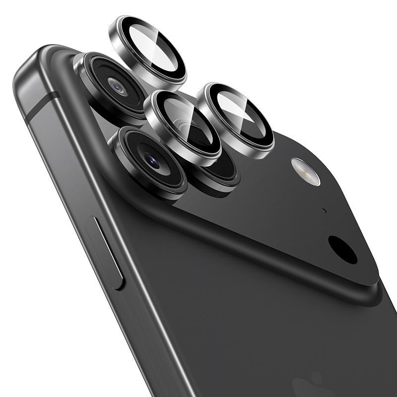 Предпазни стъклени лещи за камерата на iPhone 17 Pro, iPhone 17 Pro Max - Benks Warrior Tempered Glass Camera Lens Protector (черен) | JAR Computers Предпазни стъклени лещи за камерата на iPhone 17 Pro, iPhone 17 Pro Max - Benks Warrior Tempered Glass Camera Lens Protector (черен)