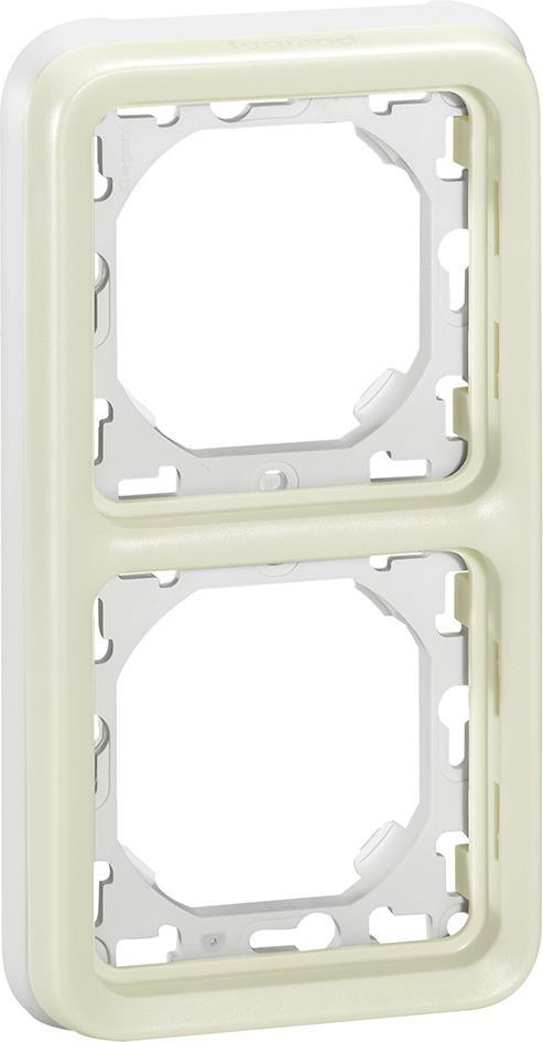 Рамка 2х вертикална цвят Бял Plexo Legrand | JAR Computers Рамка 2х вертикална цвят Бял Plexo Legrand