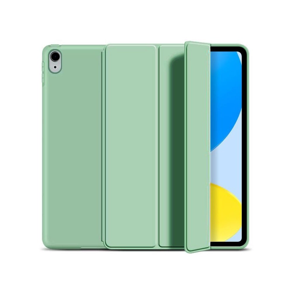 Tech-Protect Smartcase - силиконов кейс и поставка за iPad 10 (2022) (зелен) 