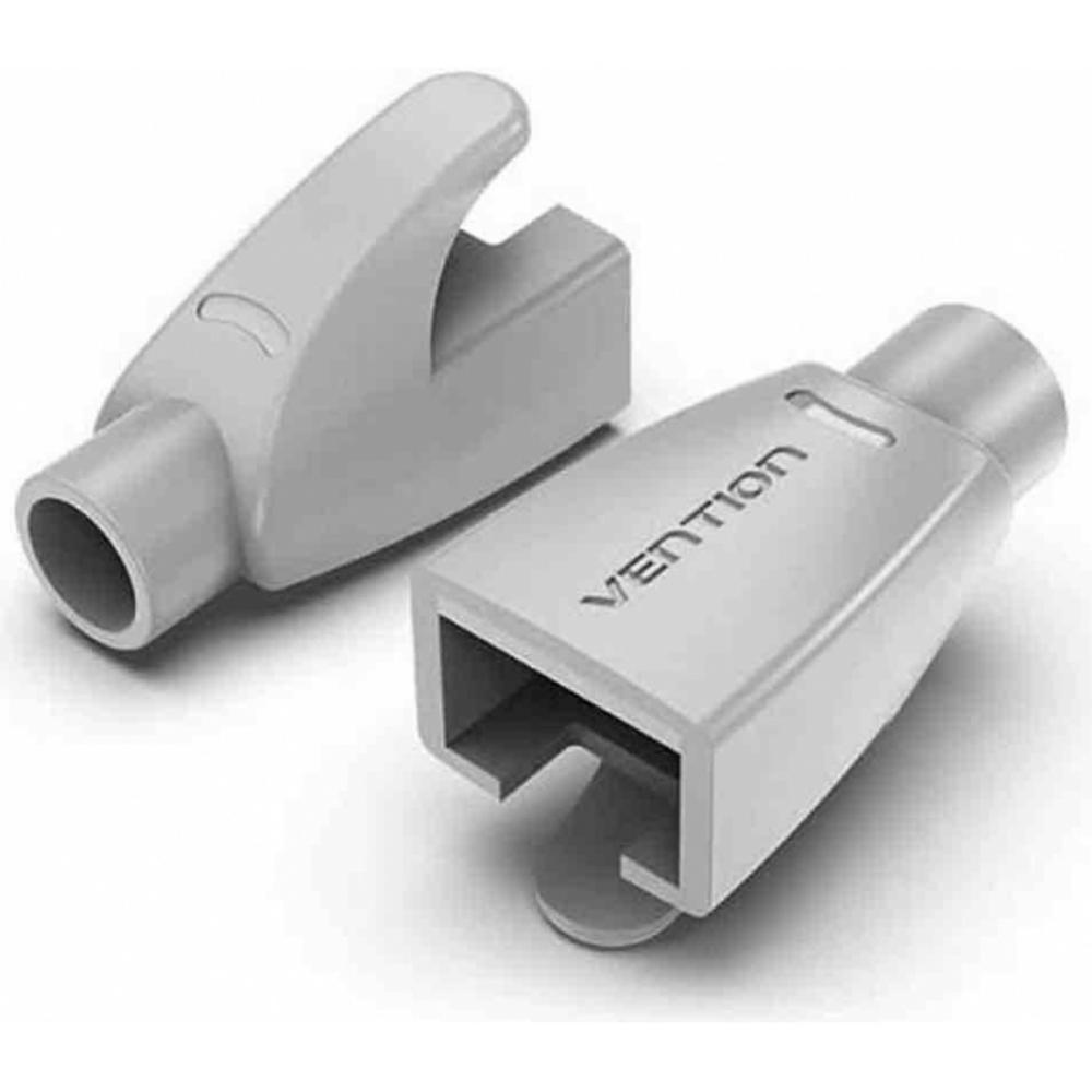 VENTION RJ45 Strain Relief Boots Milky Gray PVC Type 100-Pack (IODM0-100) (VENIODM0-100) | JAR Computers VENTION RJ45 Strain Relief Boots Milky Gray PVC Type 100-Pack (IODM0-100) (VENIODM0-100)