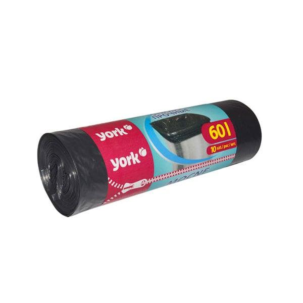 Торби за смет York Strong, 60 L, 10 броя | JAR Computers Торби за смет York Strong, 60 L, 10 броя