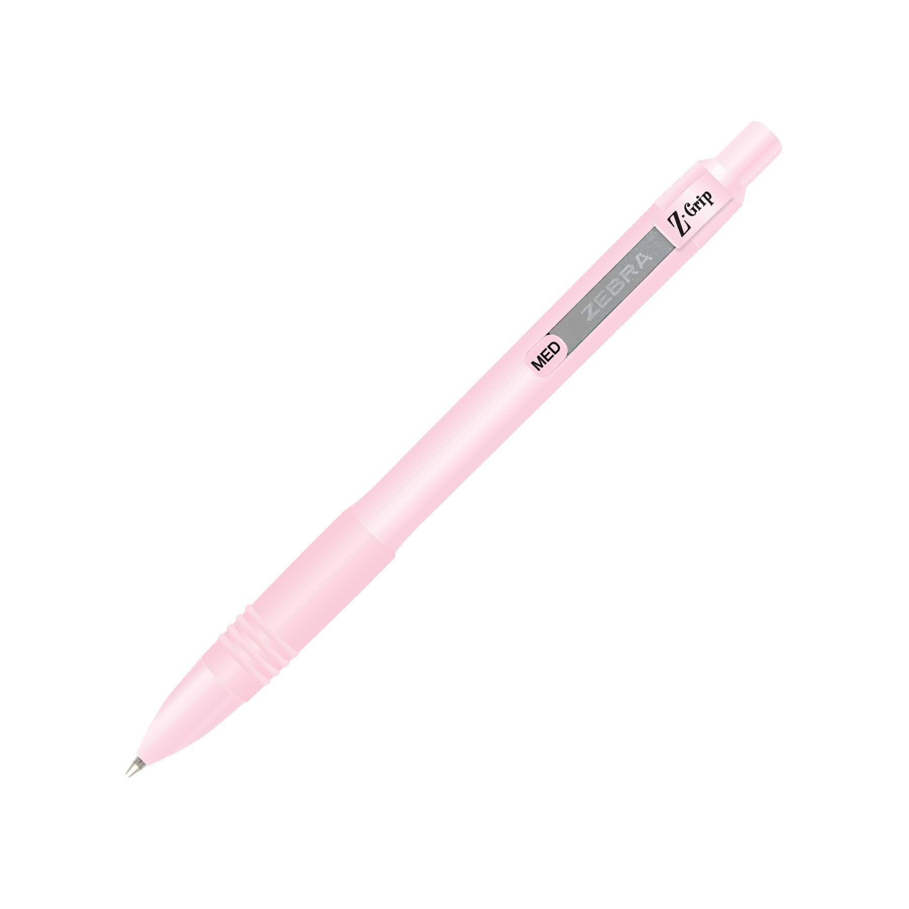 Zebra Химикалка Z-Grip Pastel, 1.0 mm, розова