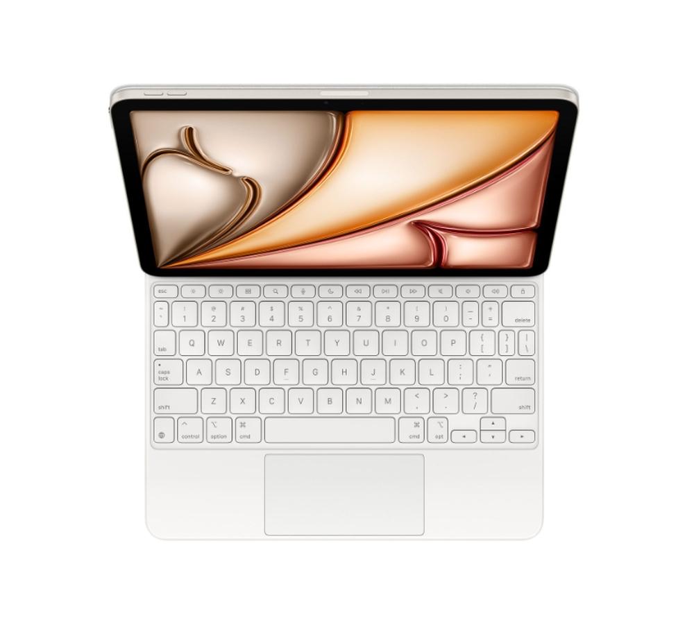 Apple Magic Keyboard for iPad Air 11-inch (M3) - Bulgarian - White | JAR Computers Apple Magic Keyboard for iPad Air 11-inch (M3) - Bulgarian - White