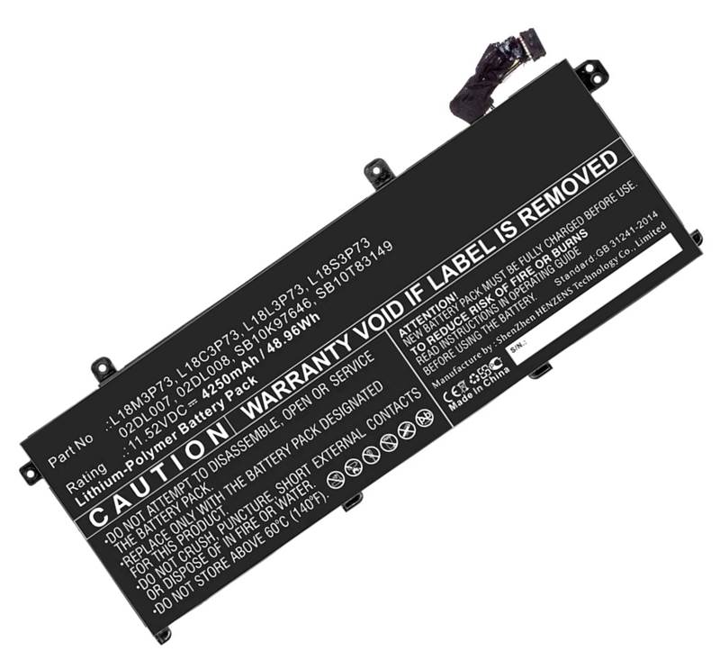 Батерия за лаптоп Lenovo ThinkPad T490 T495 L18C3P72 - Заместител / Replacement