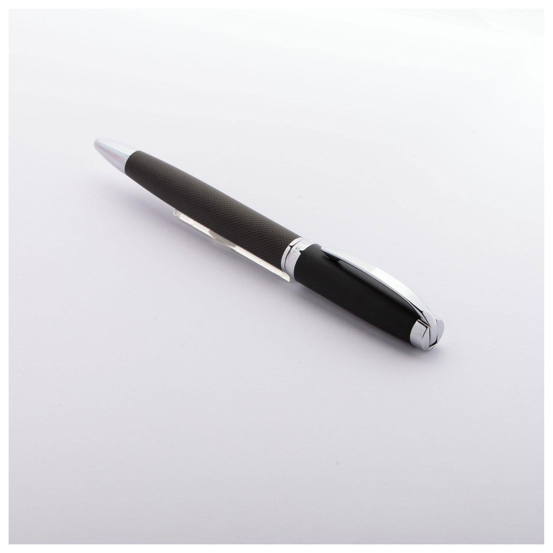 Cerruti 1881 Химикалка Myth, в кутия, черно-сребриста