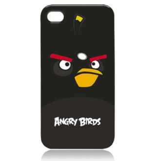 Поликарбонатов кейс за iPhone 4/4S - Gear4 Angry Birds Black Bomber | JAR Computers Поликарбонатов кейс за iPhone 4/4S - Gear4 Angry Birds Black Bomber