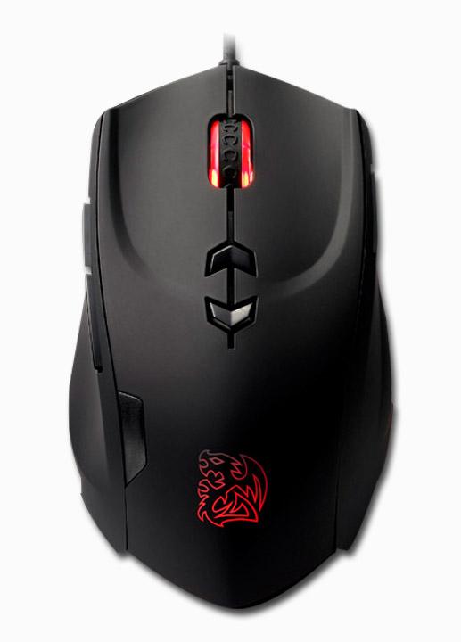 Гейминг мишка Tt Esports - Theron + подложка, лазерна, черна | JAR Computers Гейминг мишка Tt Esports - Theron + подложка, лазерна, черна