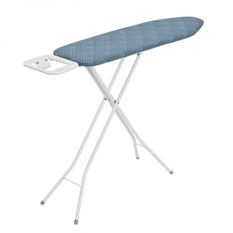 Маса за гладене Kinghoff KH 1938, 107.5x30.5 см, 4 позиции за регулиране, Поставка за ютия, Син | JAR Computers Маса за гладене Kinghoff KH 1938, 107.5x30.5 см, 4 позиции за регулиране, Поставка за ютия, Син