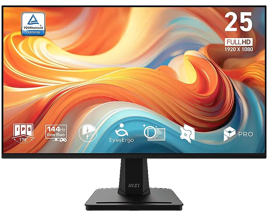 Професионален монитор MSI – PRO MP251 E14L, 24.5", FHD, IPS | JAR Computers Професионален монитор MSI – PRO MP251 E14L, 24.5", FHD, IPS