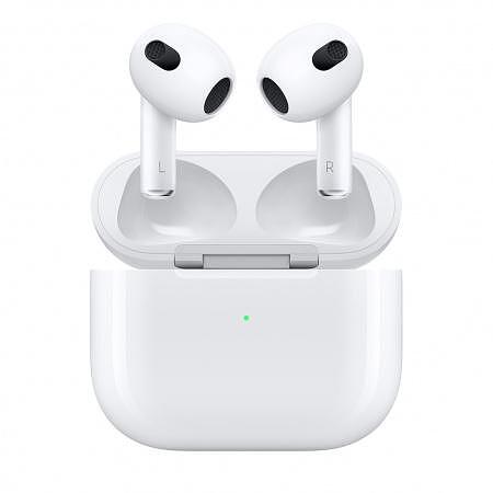 Слушалки с микрофон Apple Airpods (3rd Gen) w Lightning Charging Case mpny3 , TWLS , Bluetooth