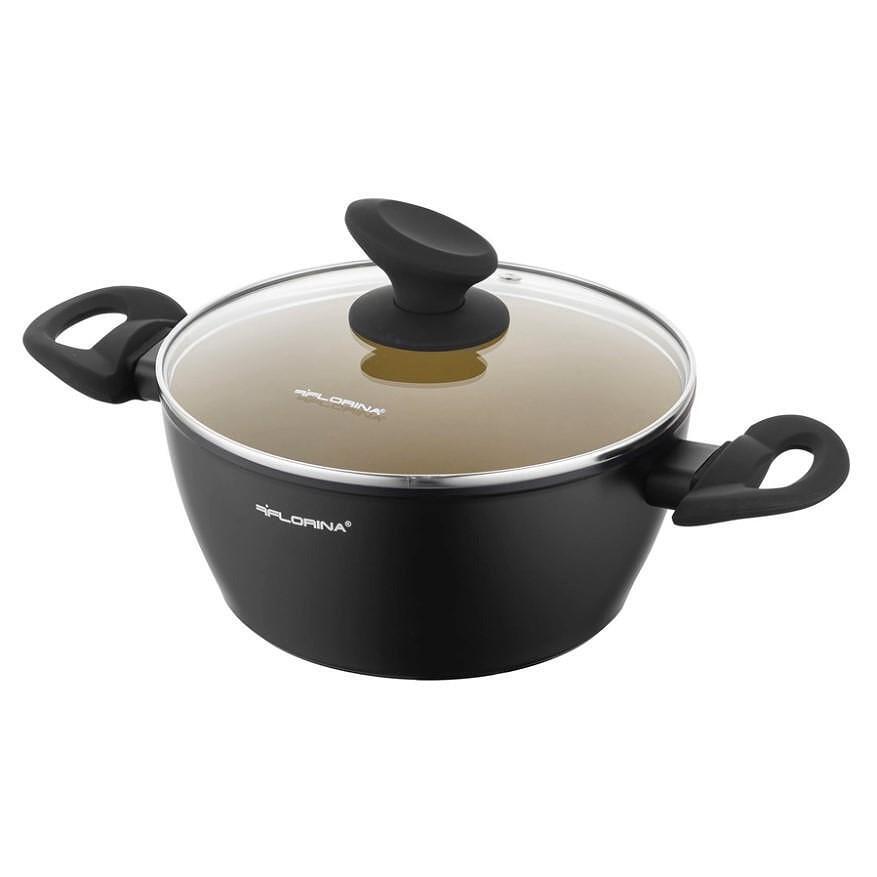 Тенджера Florina AmVegan 24 см / 3.6 л – алуминиева, с незалепващо пок | JAR Computers Тенджера Florina AmVegan 24 см / 3.6 л – алуминиева, с незалепващо пок