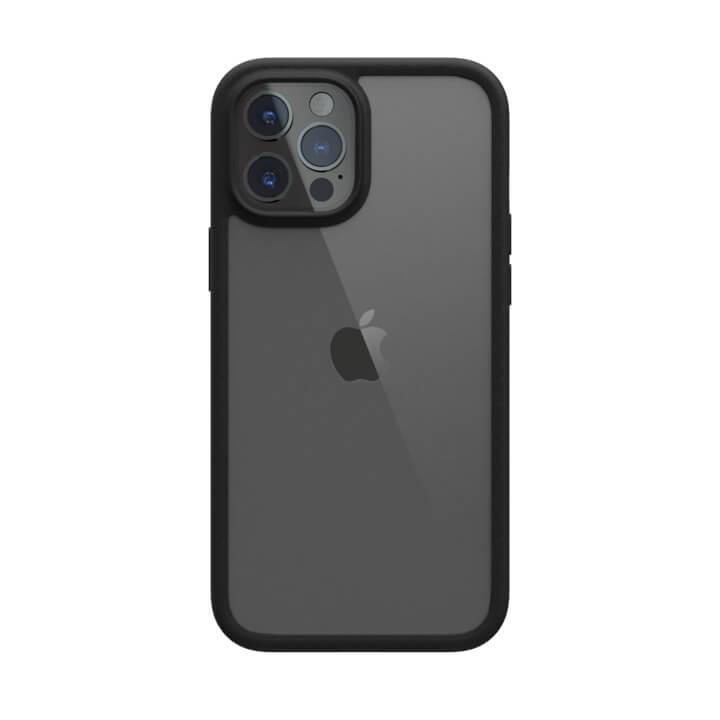 Тънък хибриден кейс 0.38 мм. съвместим с MagSafe за iPhone 12 Pro Max - SwitchEasy AERO Plus Case (черен-прозрачен) | JAR Computers Тънък хибриден кейс 0.38 мм. съвместим с MagSafe за iPhone 12 Pro Max - SwitchEasy AERO Plus Case (черен-прозрачен)