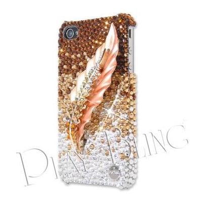 Уникален кейс с кристали на Сваровски за iPhone 4/4S - PlayBling Feather Crystal Case | JAR Computers Уникален кейс с кристали на Сваровски за iPhone 4/4S - PlayBling Feather Crystal Case