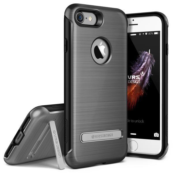 Висок клас хибриден удароустойчив кейс за iPhone 8, iPhone 7 - Verus Duo Guard Case (сив) | JAR Computers Висок клас хибриден удароустойчив кейс за iPhone 8, iPhone 7 - Verus Duo Guard Case (сив)
