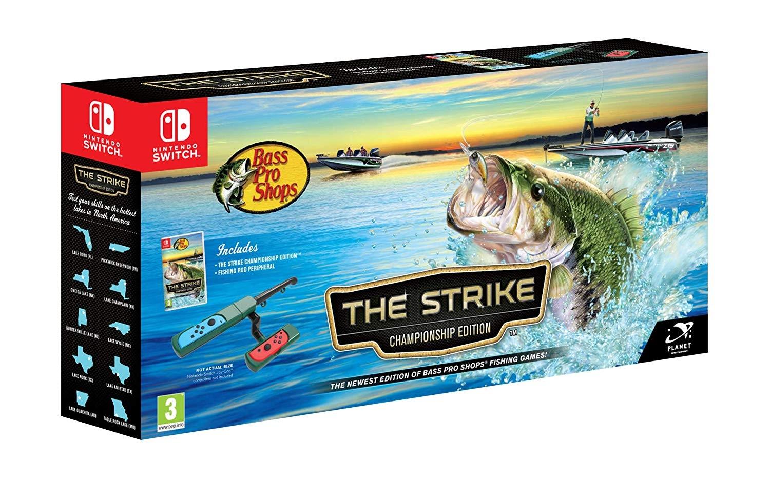 Bass Pro Shops: The Strike - Championship Edition + Fishing Rod (Nintendo Switch)