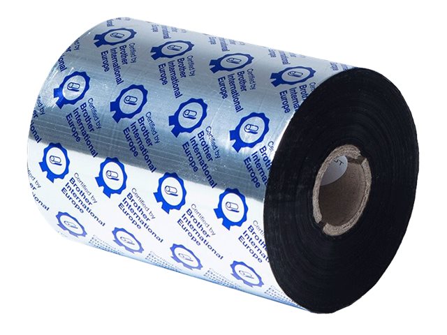 BROTHER Black ribbon standard wax 110mm x 600m sold in 6-pack