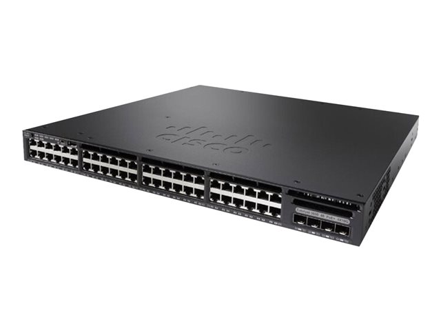 CISCO Cat 3650 48 Port PoE 2x10G Uplink LAN Base