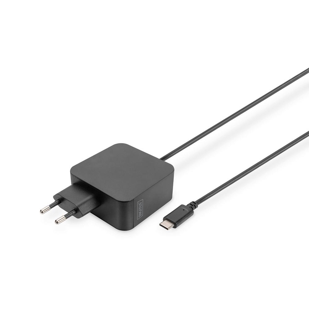 DIGITUS DA-10071 :: Зарядно за лаптоп USB-C, 65W, PD 3.0, черно | JAR Computers DIGITUS DA-10071 :: Зарядно за лаптоп USB-C, 65W, PD 3.0, черно