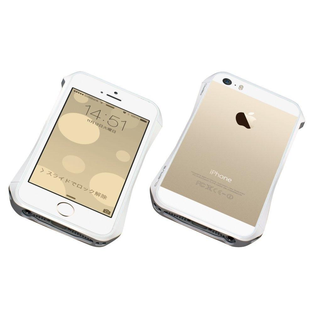 Хибриден бъмпер (алуминий + TPU) за iPhone 5S, iPhone 5, iPhone SE - Deff Cleave Aero Aluminum Bumper (бял) | JAR Computers Хибриден бъмпер (алуминий + TPU) за iPhone 5S, iPhone 5, iPhone SE - Deff Cleave Aero Aluminum Bumper (бял)