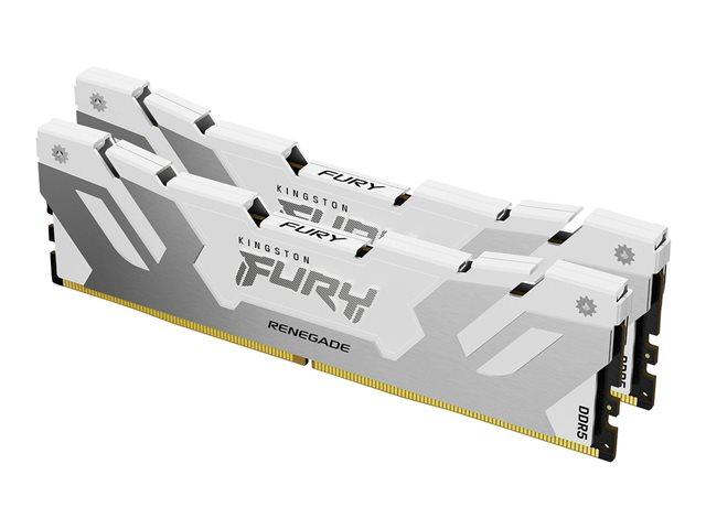 KINGSTON 32GB 7600MT/s DDR5 CL38 DIMM Kit of 2 FURY Renegade White XMP