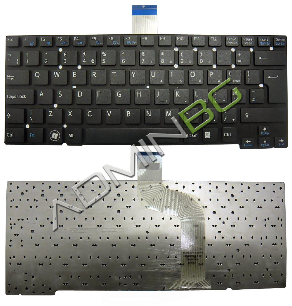 Клавиатура за лаптоп Sony Vaio SVT13 Without Frame Black UK | JAR Computers Клавиатура за лаптоп Sony Vaio SVT13 Without Frame Black UK