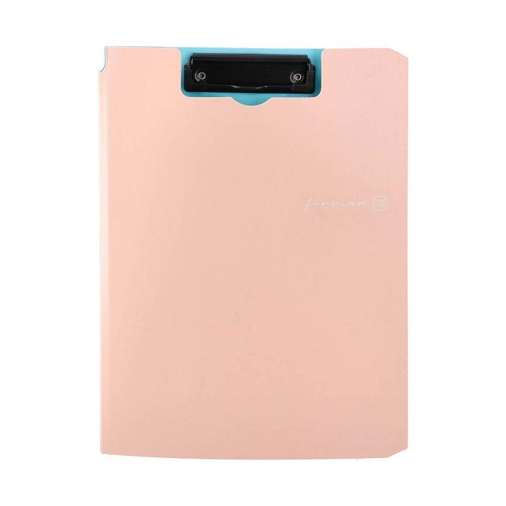 Клипборд Biro Time Furman, А4, с капак, праскова