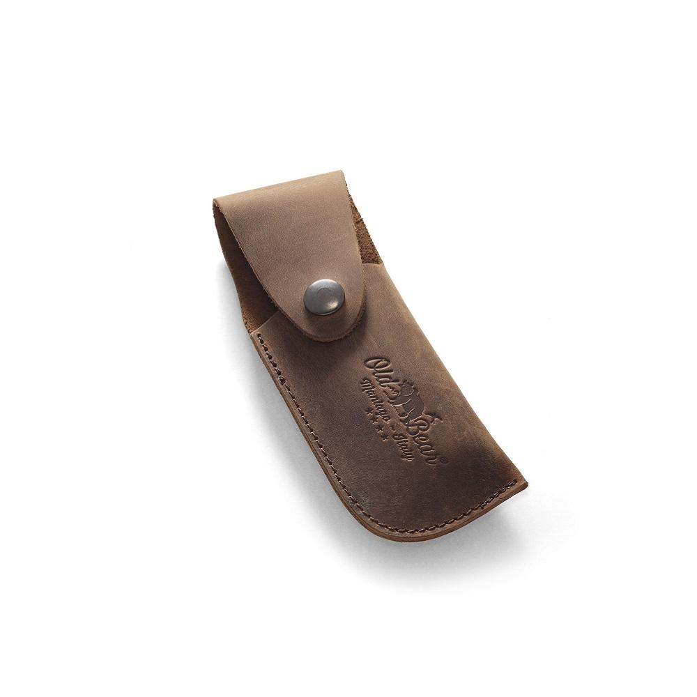 Кожен калъф за нож Old Bear, 13см, кафяв | JAR Computers Кожен калъф за нож Old Bear, 13см, кафяв