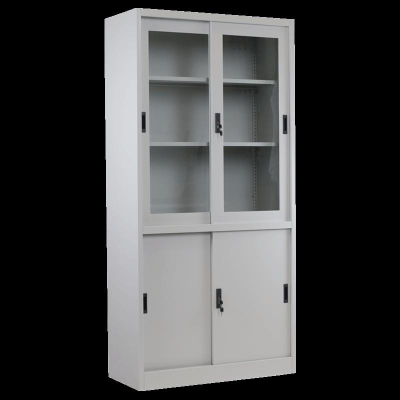 Метален шкаф Carmen CR-1270 K - сив