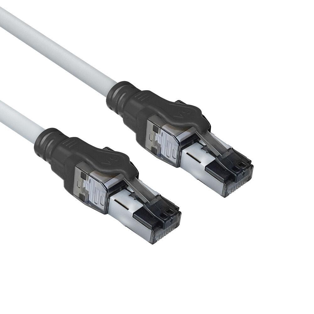 Мрежов пач кабел ACT S/FTP, CAT6A, RJ-45 - RJ-45, 1.5 m