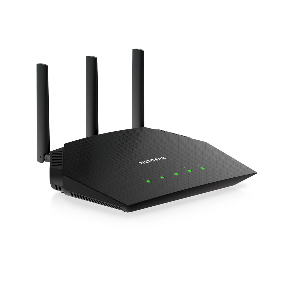 NETGEAR Nighthawk 4-Stream AX1800 WiFi 6 Router (RAX10) безжичен рутер Гигабитов етернет Двубандов (2,4 GHz / 5 GHz) Черен | JAR Computers NETGEAR Nighthawk 4-Stream AX1800 WiFi 6 Router (RAX10) безжичен рутер Гигабитов етернет Двубандов (2,4 GHz / 5 GHz) Черен