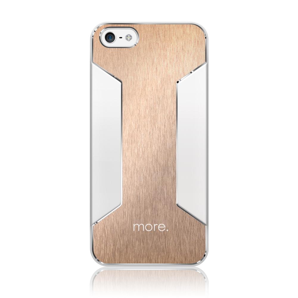 Поликарбонатов кейс с алуминиева задна част за iPhone 5, iPhone 5S, iPhone SE - More-Thing Para Blaze X (бял-лъскав) | JAR Computers Поликарбонатов кейс с алуминиева задна част за iPhone 5, iPhone 5S, iPhone SE - More-Thing Para Blaze X (бял-лъскав)