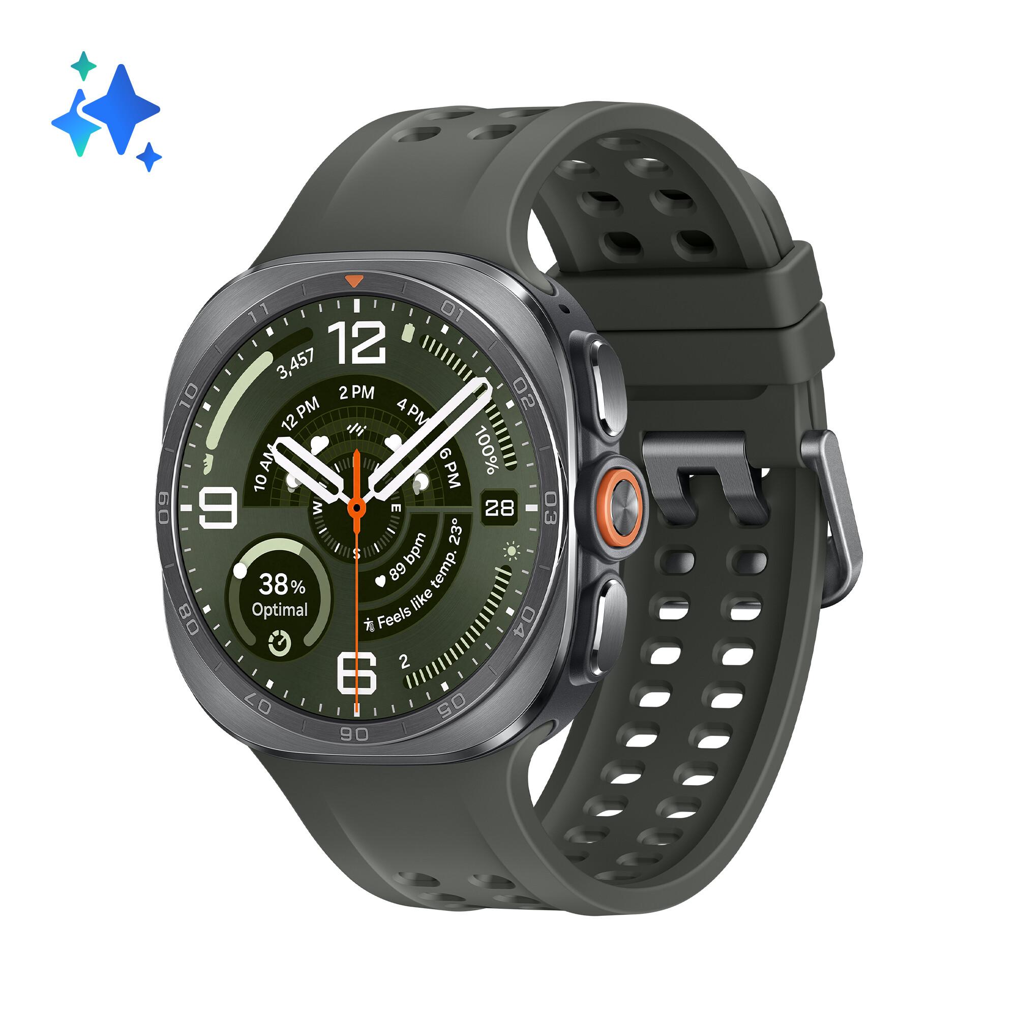 Samsung Galaxy Watch Ultra2 3,81 см (1.5") AMOLED 47 мм Цифров 498 x 498 пиксела Тъчскрийн 4G Сребърен Wi-Fi GPS (сателитен) | JAR Computers Samsung Galaxy Watch Ultra2 3,81 см (1.5") AMOLED 47 мм Цифров 498 x 498 пиксела Тъчскрийн 4G Сребърен Wi-Fi GPS (сателитен)