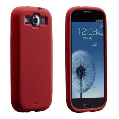 Силиконов кейс за Samsung Galaxy S3 i9300, S3 Neo - CaseMate Emerge Smooth (червен) | JAR Computers Силиконов кейс за Samsung Galaxy S3 i9300, S3 Neo - CaseMate Emerge Smooth (червен)