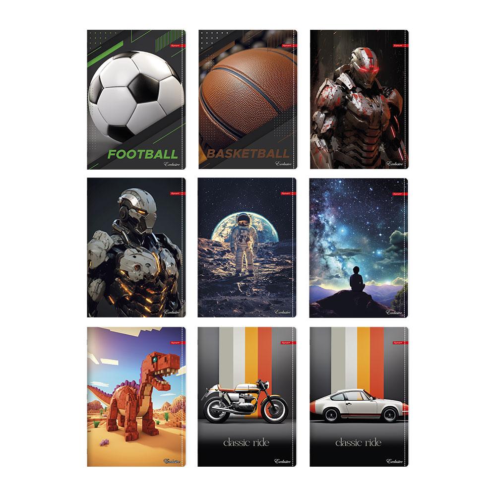 Тетрадка A5 Ilijanum Exclusive Boy 40л