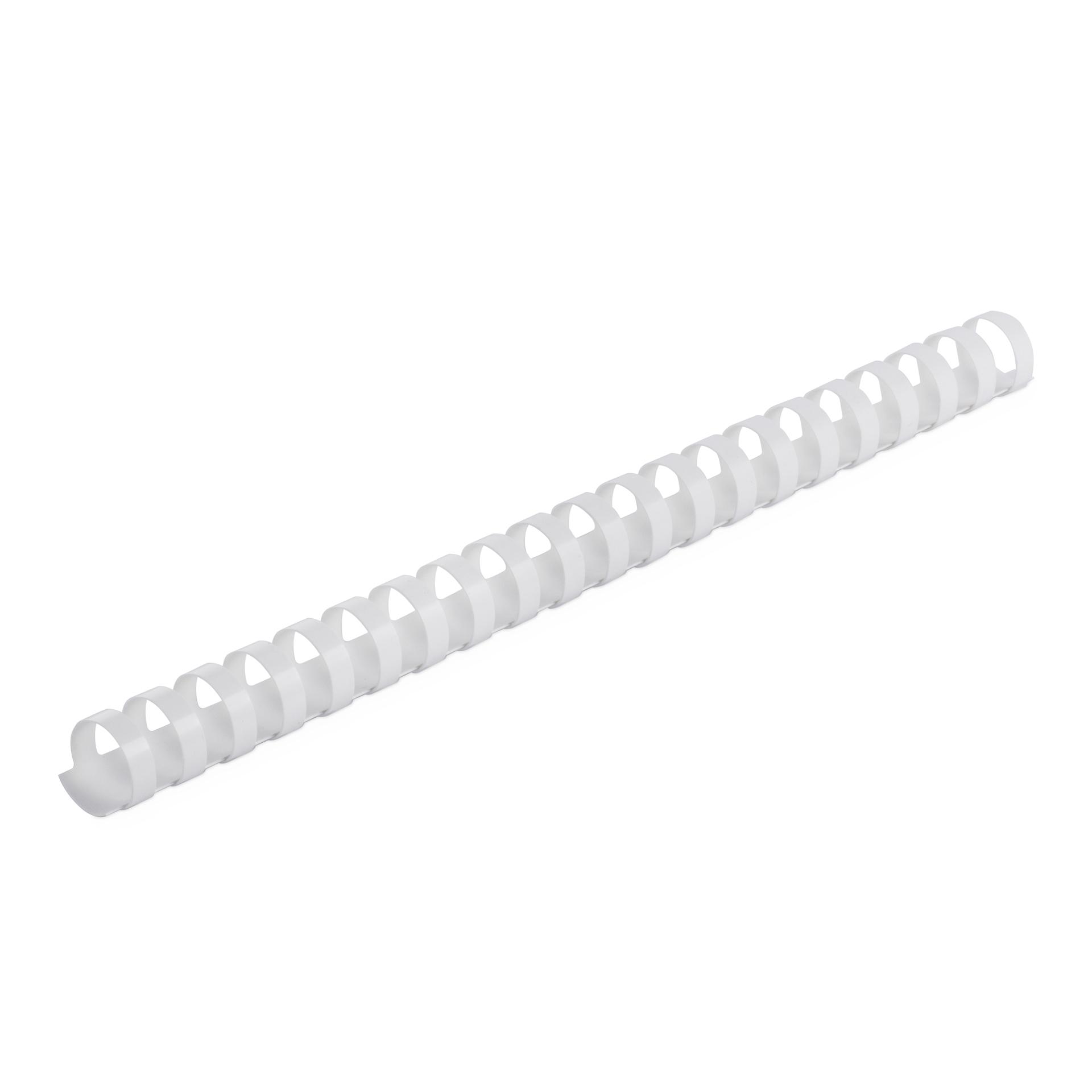 Top Office Спирали за подвързване, 16 mm, бели, 100 броя