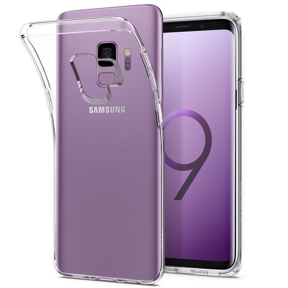 Тънък качествен термополиуретанов кейс за Samsung Galaxy S9 (прозрачен) - Spigen Liquid Crystal Case | JAR Computers Тънък качествен термополиуретанов кейс за Samsung Galaxy S9 (прозрачен) - Spigen Liquid Crystal Case