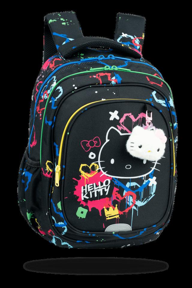 Ученическа раница Coolpack - FAST - Hello Kitty Neon Black