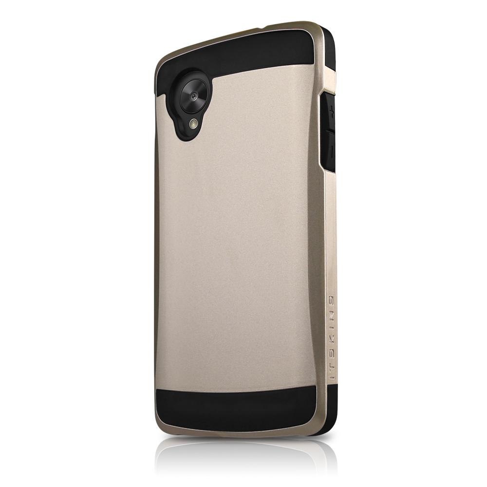 Удароустойчив хибриден кейс за LG Google Nexus 5 - Itskins Evolution Case (златист) | JAR Computers Удароустойчив хибриден кейс за LG Google Nexus 5 - Itskins Evolution Case (златист)