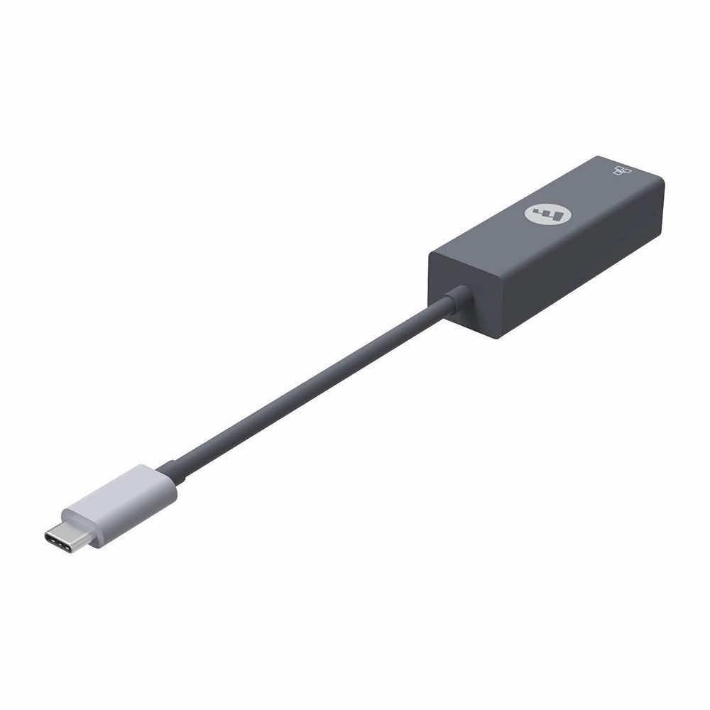 Адаптер за свързване от USB-C към Gigabit Ethernet - Mophie USB-C Gigabit Ethernet Adapter (сив) | JAR Computers Адаптер за свързване от USB-C към Gigabit Ethernet - Mophie USB-C Gigabit Ethernet Adapter (сив)