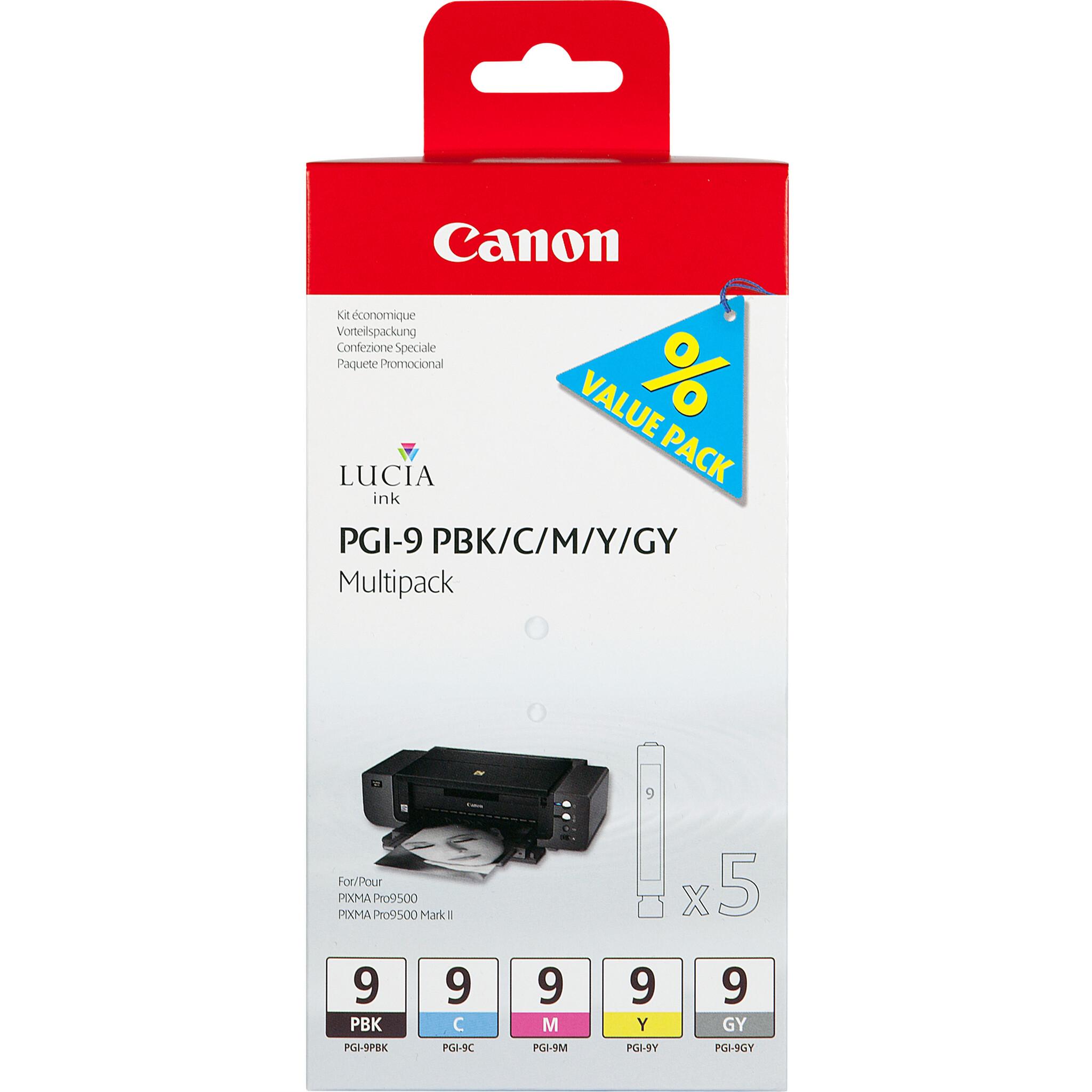 Canon 1034B013 глава и патрон за мастиленоструен принтер 5 броя Оригинал Стандартен добив Синьо-зелен, Сив, Пурпурен, Фото черно, Жълт | JAR Computers Canon 1034B013 глава и патрон за мастиленоструен принтер 5 броя Оригинал Стандартен добив Синьо-зелен, Сив, Пурпурен, Фото черно, Жълт