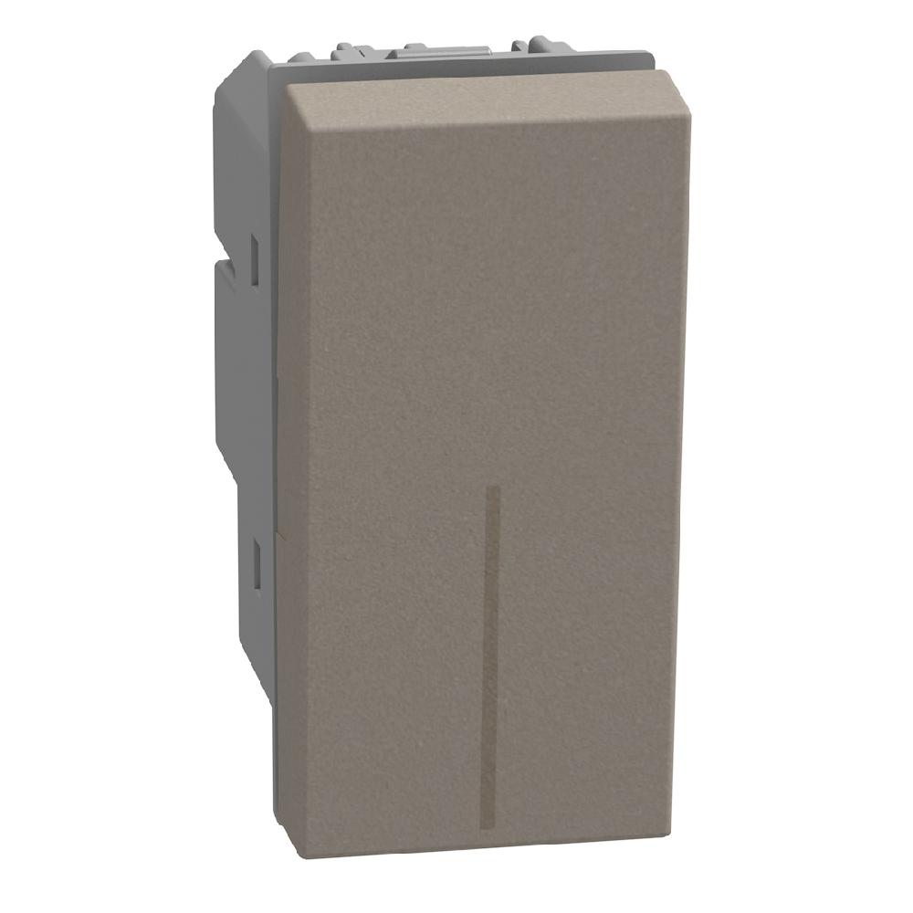 Двуполюсен ключ 1M 16А Камък - bticino Light Now YG4002 | JAR Computers Двуполюсен ключ 1M 16А Камък - bticino Light Now YG4002