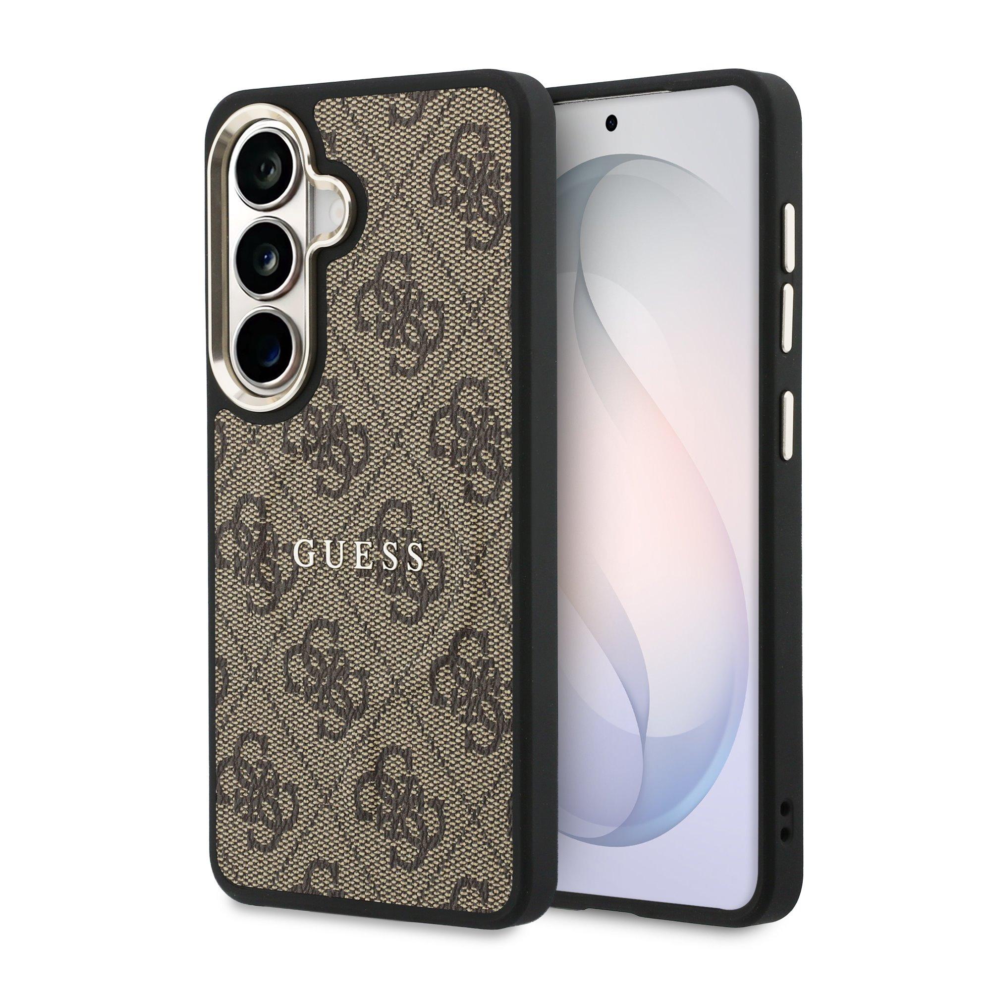 GUESS Калъф Samsung S26 Plus, PU Leather 4G Gold Frame MagSafe /кафяв/ - GUHMS26MP4MSEGCW | JAR Computers GUESS Калъф Samsung S26 Plus, PU Leather 4G Gold Frame MagSafe /кафяв/ - GUHMS26MP4MSEGCW