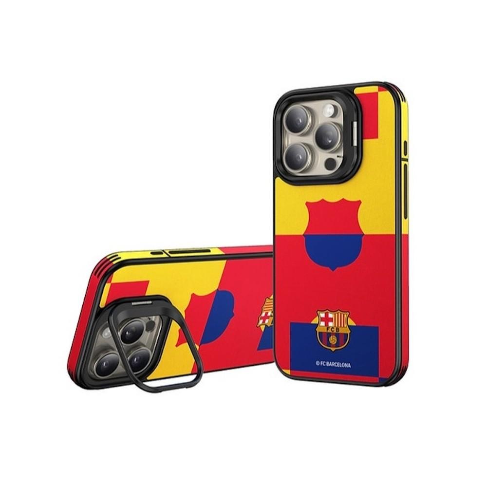 Хибриден удароустойчив кейс с MagSafe за iPhone 16 Pro Max - FC Barcelona Official Magnetic Hybrid Case (жълт-червен) | JAR Computers Хибриден удароустойчив кейс с MagSafe за iPhone 16 Pro Max - FC Barcelona Official Magnetic Hybrid Case (жълт-червен)