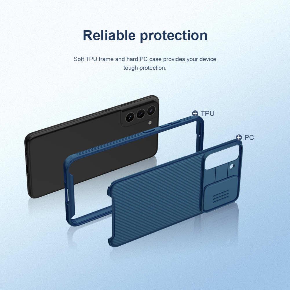 Хибриден удароустойчив кейс за Samsung Galaxy S21 FE 5G - Nillkin CamShield Pro Case (черен) | JAR Computers Хибриден удароустойчив кейс за Samsung Galaxy S21 FE 5G - Nillkin CamShield Pro Case (черен)