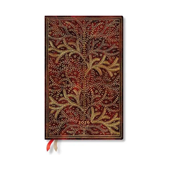 Paperblanks Планер Wildwood, Maxi, хоризонтален, мека корица, 88 листа, за 2026 година