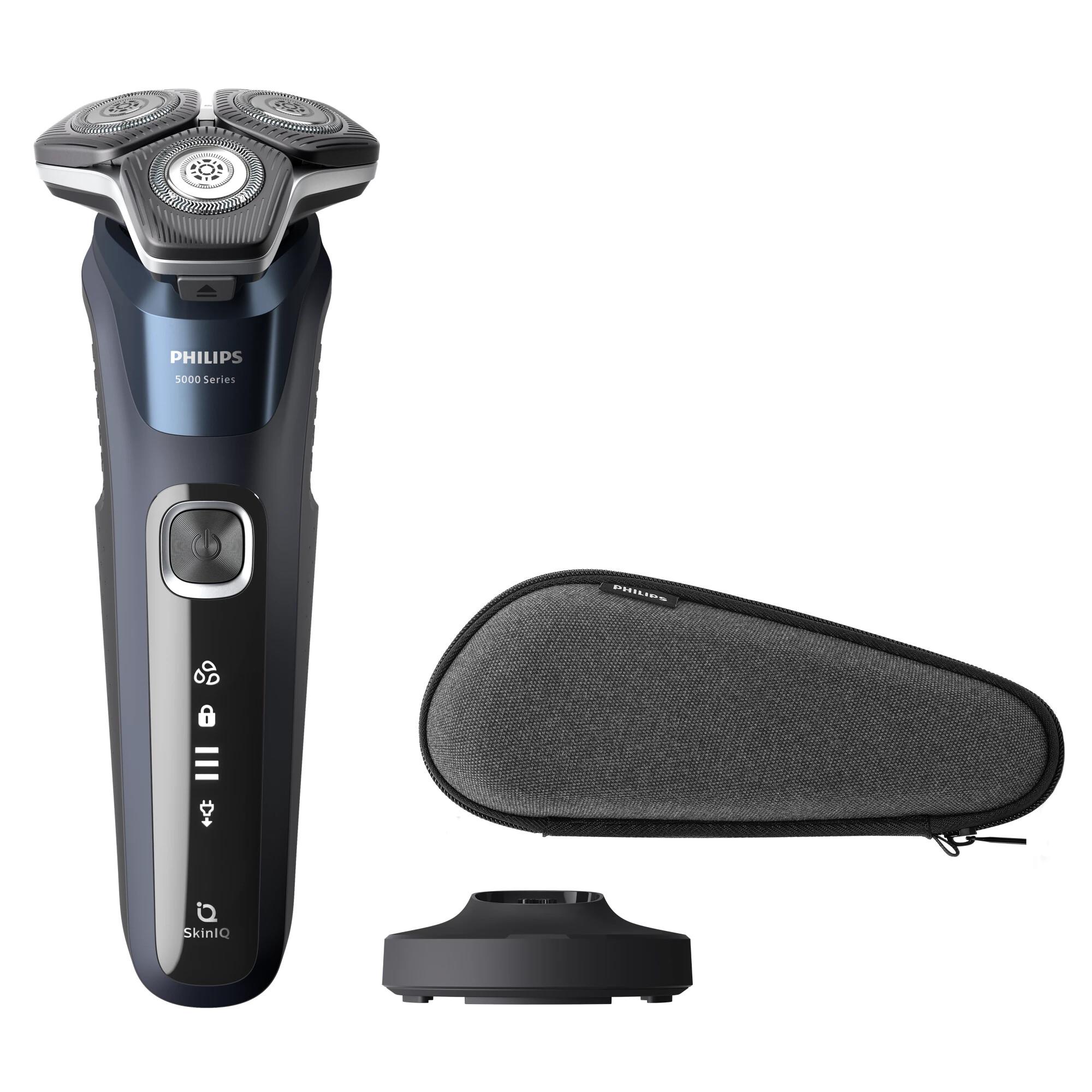 Philips SHAVER Series 5000 S5885/35 мъжка самобръсначка Въртяща се самобръсначка Тример Син | JAR Computers Philips SHAVER Series 5000 S5885/35 мъжка самобръсначка Въртяща се самобръсначка Тример Син