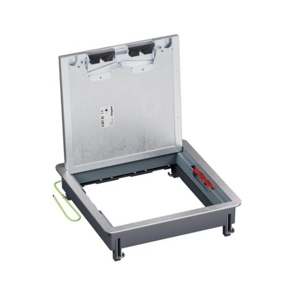 Подова ревизионна кутия метална в двоен под 16/24M празна 286x286mm - Legrand Floor box 080726 | JAR Computers Подова ревизионна кутия метална в двоен под 16/24M празна 286x286mm - Legrand Floor box 080726