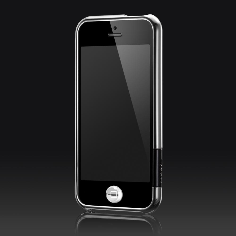 Поликарбонатов бъмпер за iPhone 5, iPhone 5S, iPhone SE - More-Thing Color Gem Lucent Jelly Ring (сребрист) | JAR Computers Поликарбонатов бъмпер за iPhone 5, iPhone 5S, iPhone SE - More-Thing Color Gem Lucent Jelly Ring (сребрист)