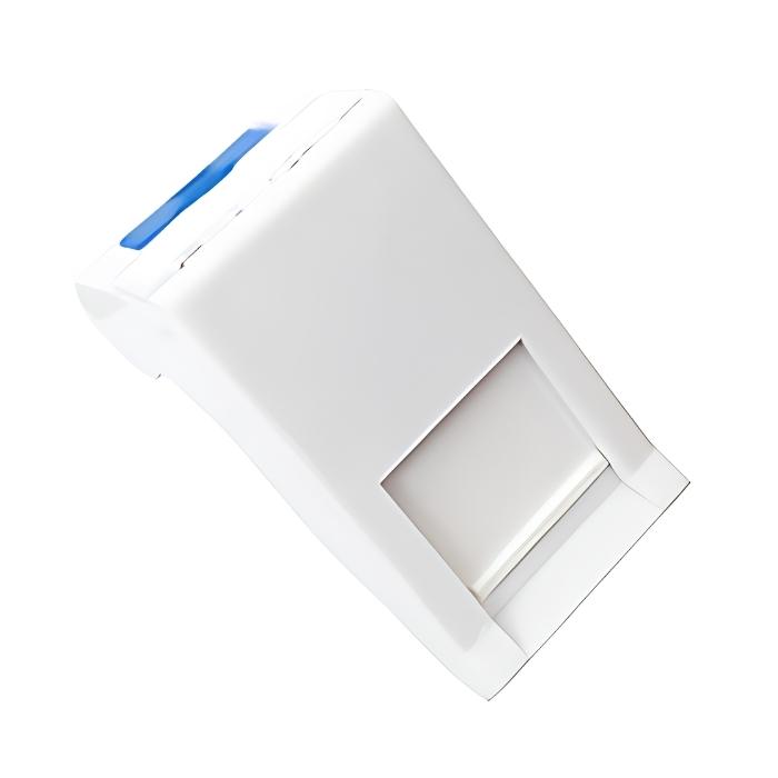 Розетка 1ХRJ45 празна M45 за Keystone Бяла 1M наклонена - Solarix SXF-M-1-22,5-WH-U | JAR Computers Розетка 1ХRJ45 празна M45 за Keystone Бяла 1M наклонена - Solarix SXF-M-1-22,5-WH-U